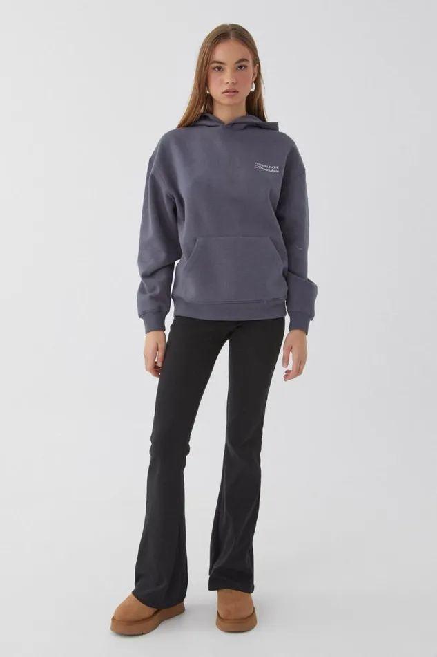 Clothing Supr Hoodies and Trackies Paige Oversized Printed Hoodie Navy Smokevondel Park