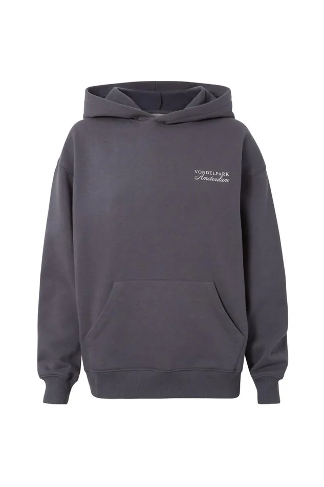 Clothing Supr Hoodies and Trackies Paige Oversized Printed Hoodie Navy Smokevondel Park
