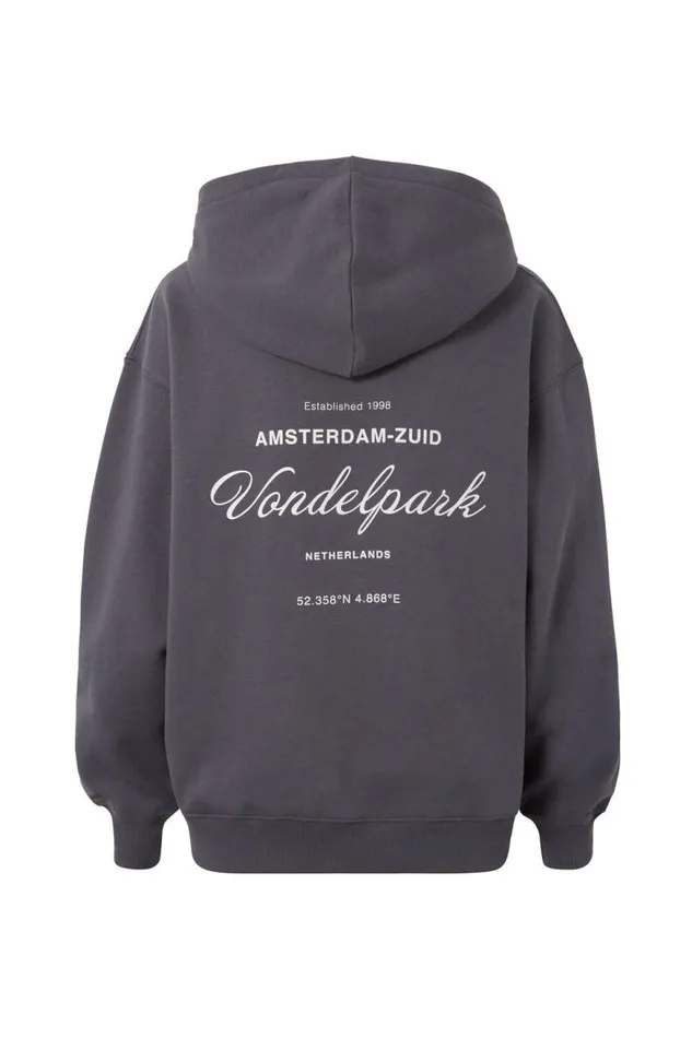 Clothing Supr Hoodies and Trackies Paige Oversized Printed Hoodie Navy Smokevondel Park
