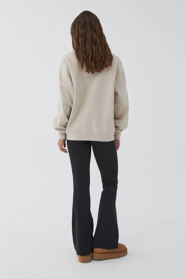 Clothing Supr Hoodies and Trackies Winnie Oversized Crew Neck Jumper Canvas Beigela Dolce Vita Clothing Supr Hoodies and Trackies Winnie Oversized Crew Neck Jumper Canvas Beigela Dolce Vita
