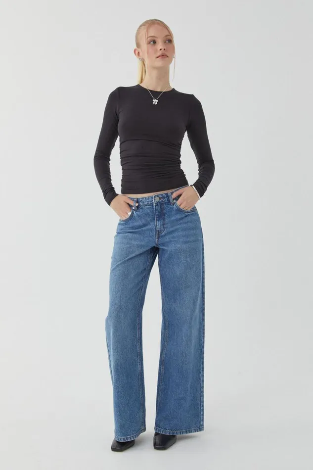 Clothing Supr Long Sleeve Tops Soft Brit Long Sleeve Top Black