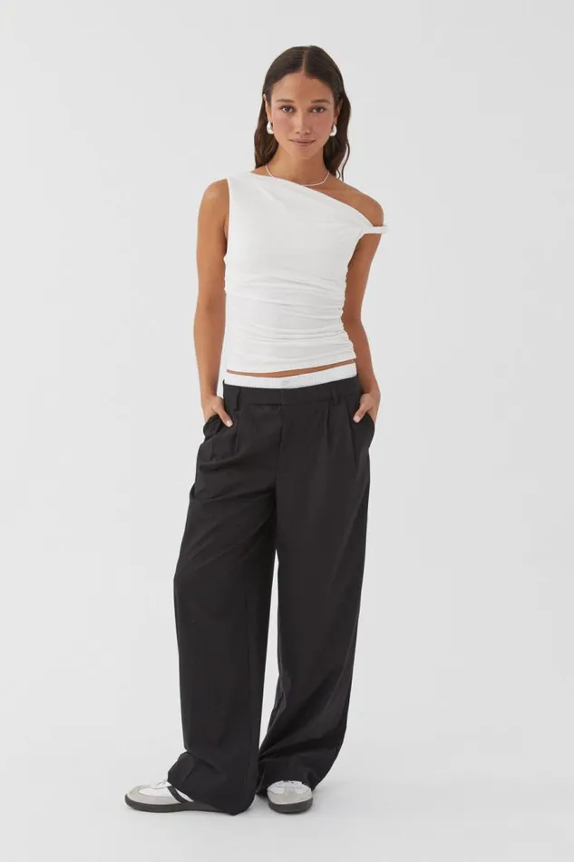 Clothing Supr Pants Brooke Boxer Tailored Pant Black