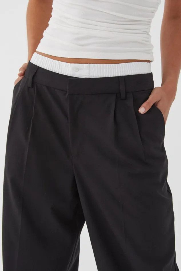 Clothing Supr Pants Brooke Boxer Tailored Pant Black