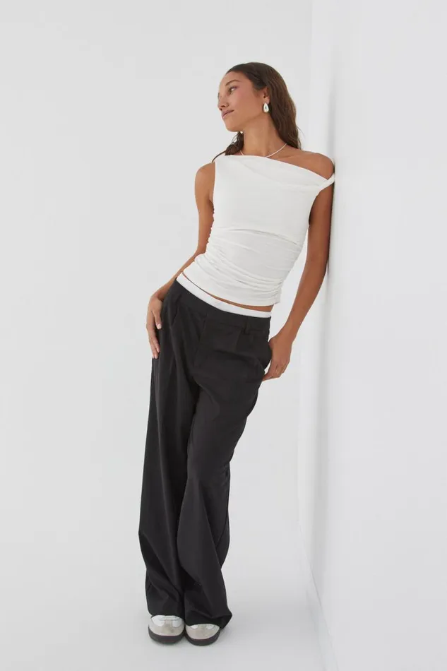 Clothing Supr Pants Brooke Boxer Tailored Pant Black
