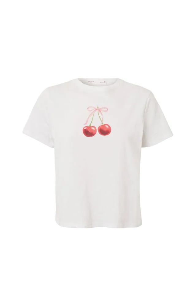 Clothing Supr T Shirts Everyday Graphic Tee Whitecherry Bow