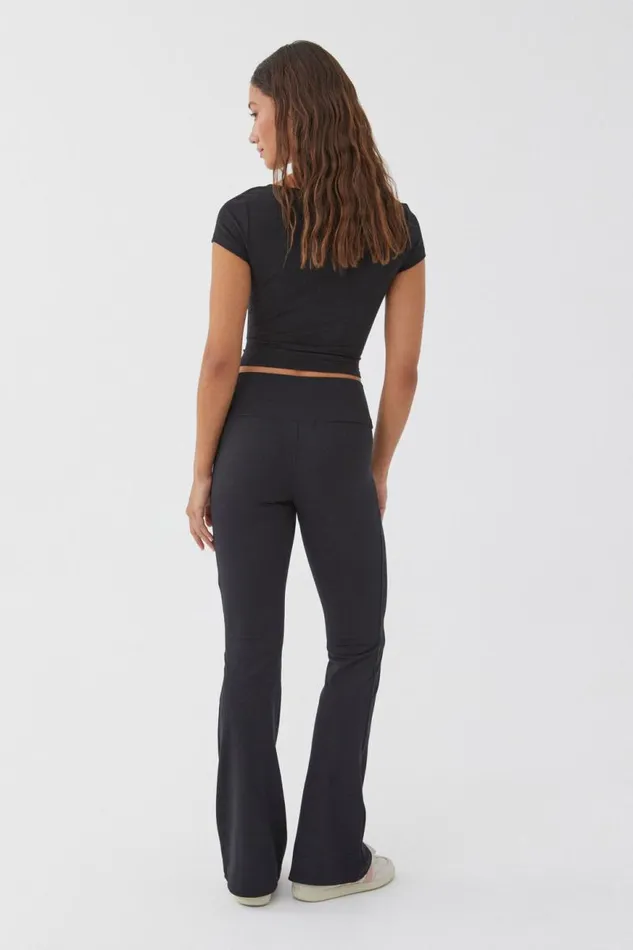 Clothing Supr T Shirts Evie Wrap Top Black