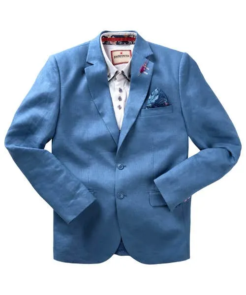 Coats and Jackets Joebrowns Apparel Dapper Summer Blazer Blue Coats and Jackets Joebrowns Apparel Dapper Summer Blazer Blue
