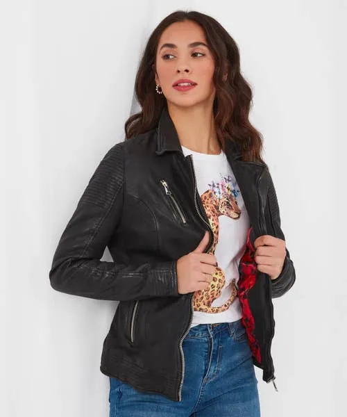 Coats and Jackets Joebrowns Apparel The Forever Black Leather Jacket Black