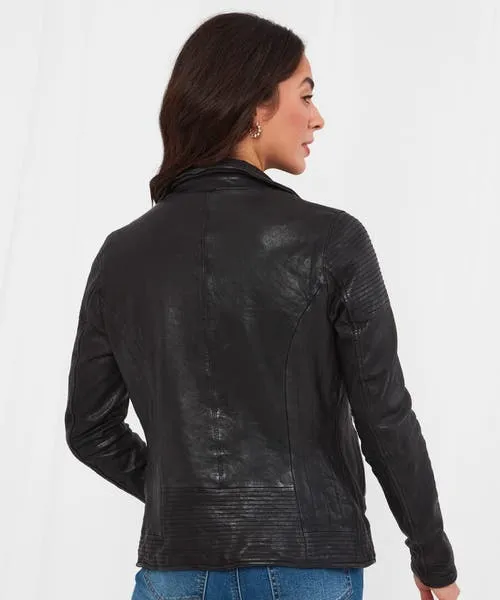 Coats and Jackets Joebrowns Apparel The Forever Black Leather Jacket Black