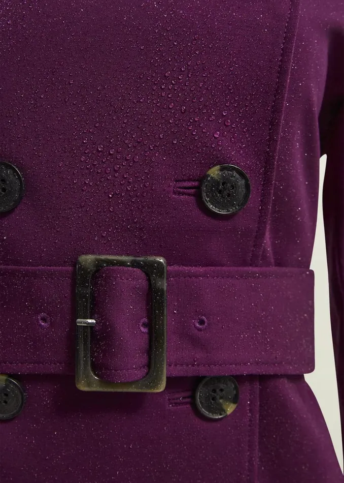 Coats and Jackets Women HOBBS Adalee Trench Coat Warm Plum