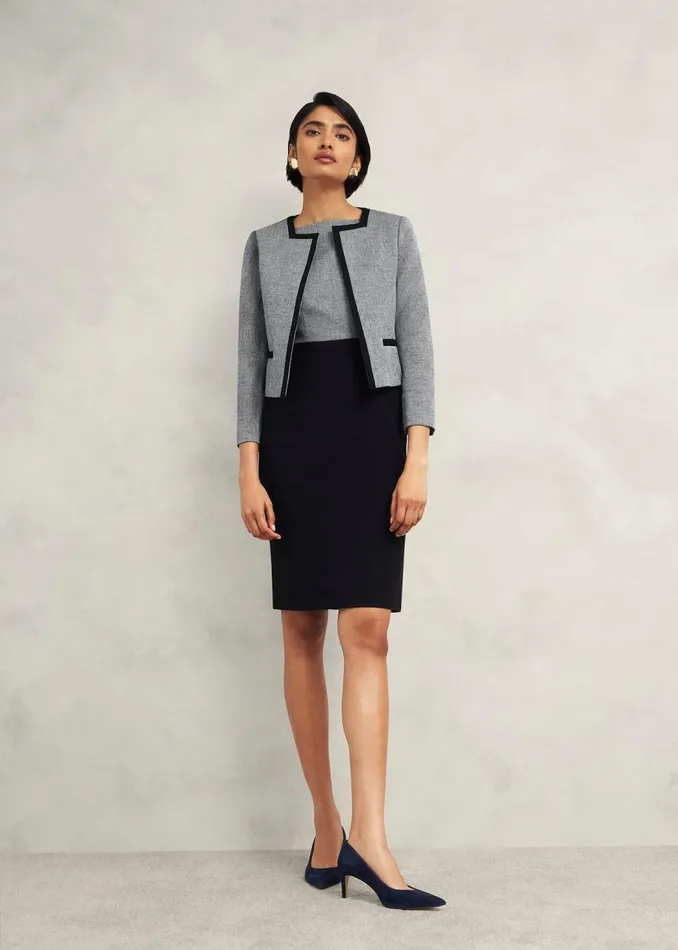 Coats and Jackets Women HOBBS Nyra Jacket Black Ivory