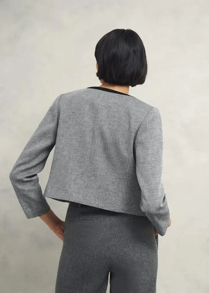 Coats and Jackets Women HOBBS Nyra Jacket Black Ivory