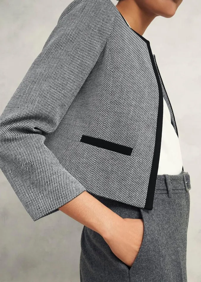 Coats and Jackets Women HOBBS Nyra Jacket Black Ivory