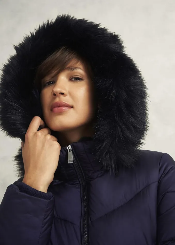 Coats and Jackets Women HOBBS Petite Alis Puffer Navy