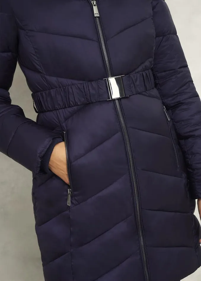 Coats and Jackets Women HOBBS Petite Alis Puffer Navy