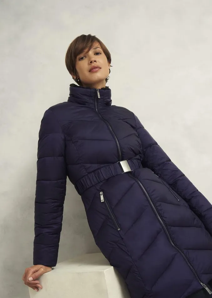 Coats and Jackets Women HOBBS Petite Alis Puffer Navy