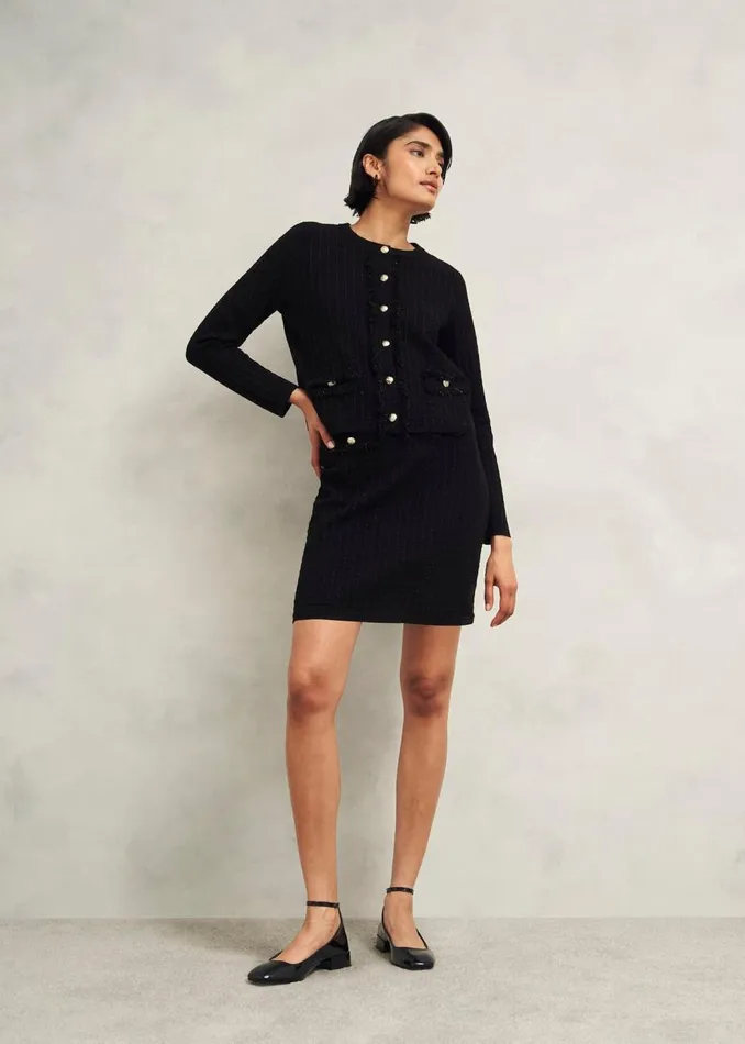 Coats and Jackets Women HOBBS Sairey Knitted Jacket Black