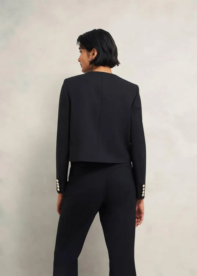 Coats and Jackets Women HOBBS Sinclair Jacket With Wool Black
