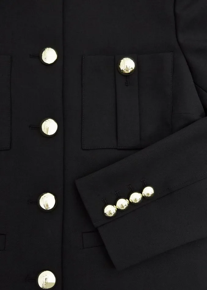 Coats and Jackets Women HOBBS Sinclair Jacket With Wool Black