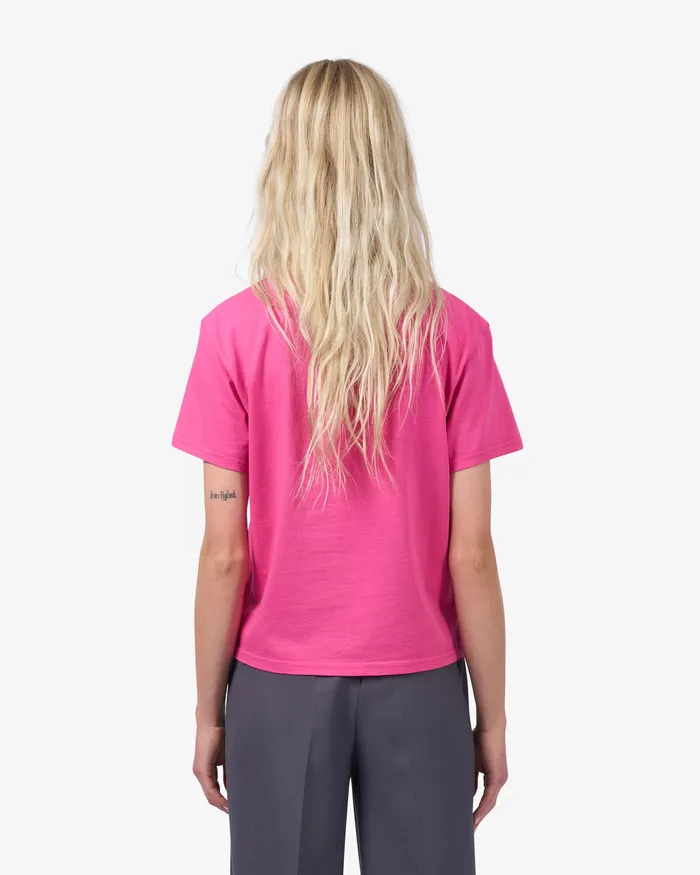 Colorfulstandard Organic Boxy Crop Tee 8211 Petrol Blue Women TShirts