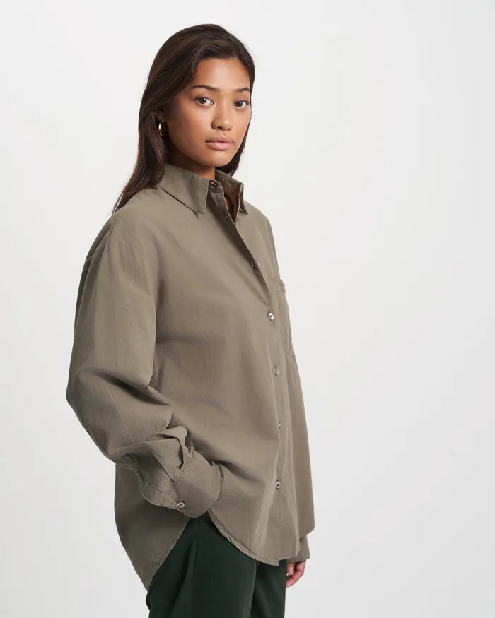 Colorfulstandard Shirts Women Organic Oversized Shirt 8211 Navy Blue