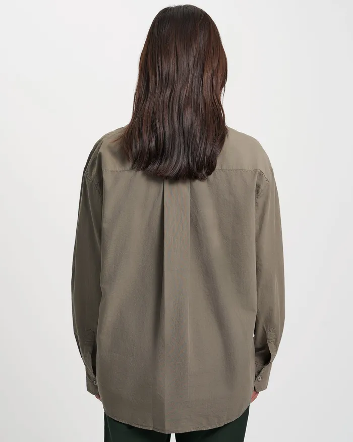 Colorfulstandard Shirts Women Organic Oversized Shirt 8211 Navy Blue