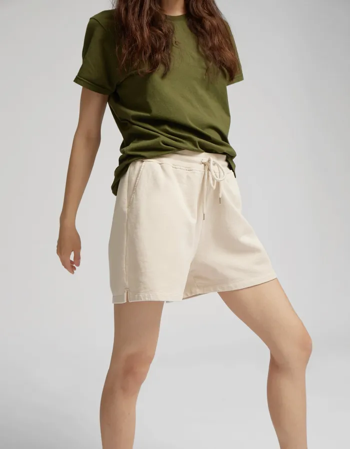 Colorfulstandard Women Organic Sweatshorts 8211 Light Aqua Women Shorts