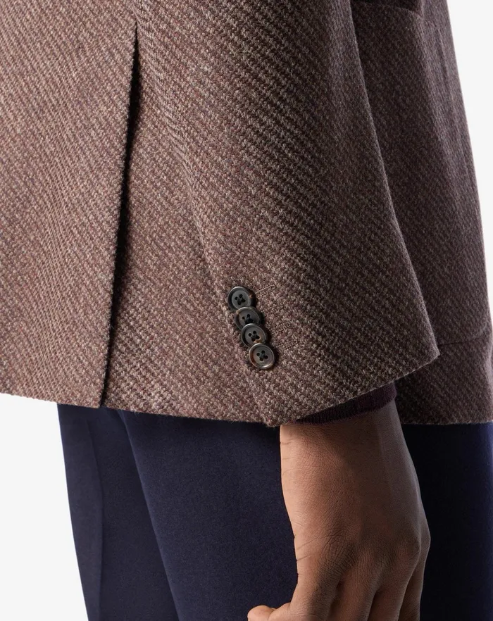 Corneliani Jackets Brown Combed Wool Jacket For Men 8211 Men