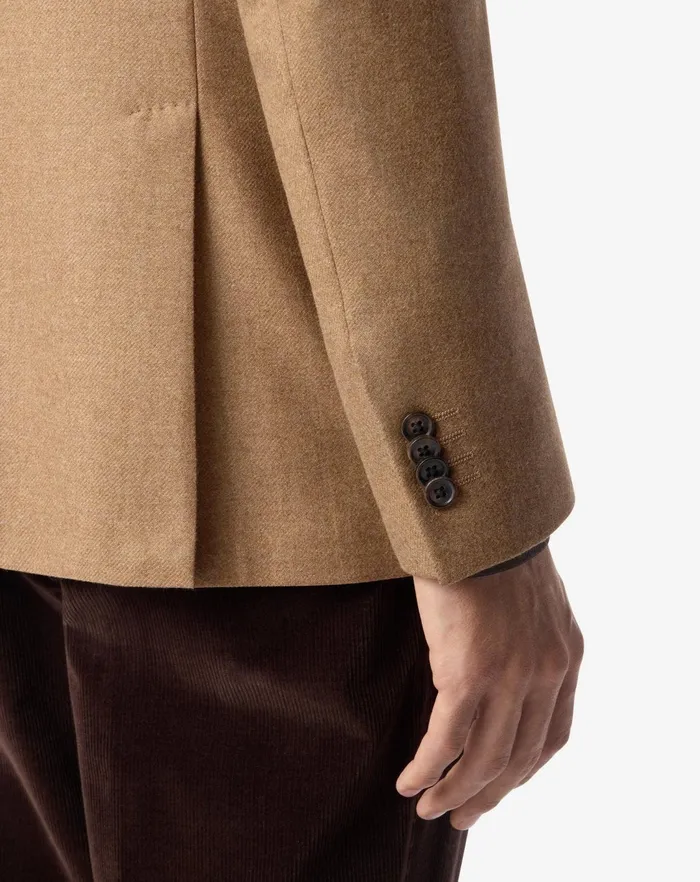 Corneliani Jackets Camel Beige Wool And Cashmere Jacket For Men 8211 Men
