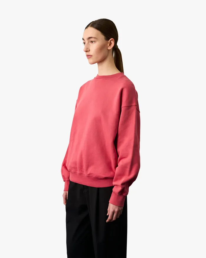 Crewneck Sweatshirts Colorfulstandard Women Organic Oversized Crew 8211 Lava Grey