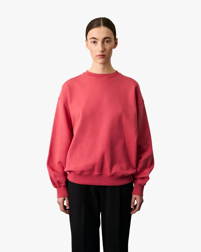 Crewneck Sweatshirts Colorfulstandard Women Organic Oversized Crew 8211 Lava Grey