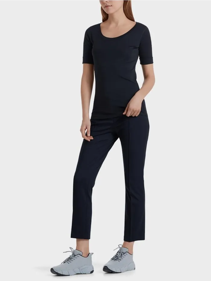 Damen Marc Cain Shirts and Tops Hochwertiges BasicShirt Midnight Blue