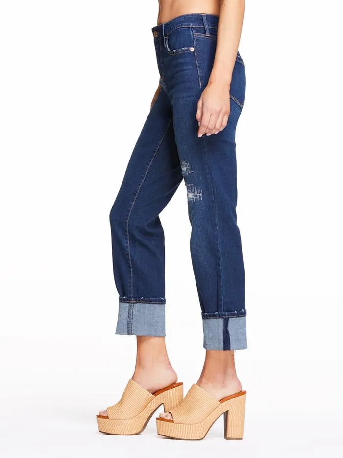 Denim Clothing Jessica Simpson Arrow Straight Ankle Jeans In Sea Wolf