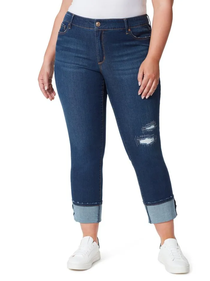 Denim Clothing Jessica Simpson Arrow Straight Ankle Jeans In Sea Wolf