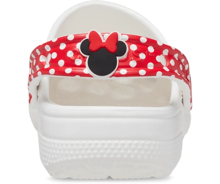 Disney Minnie Mouse Classic Clog White Red Kids Crocs Clogs