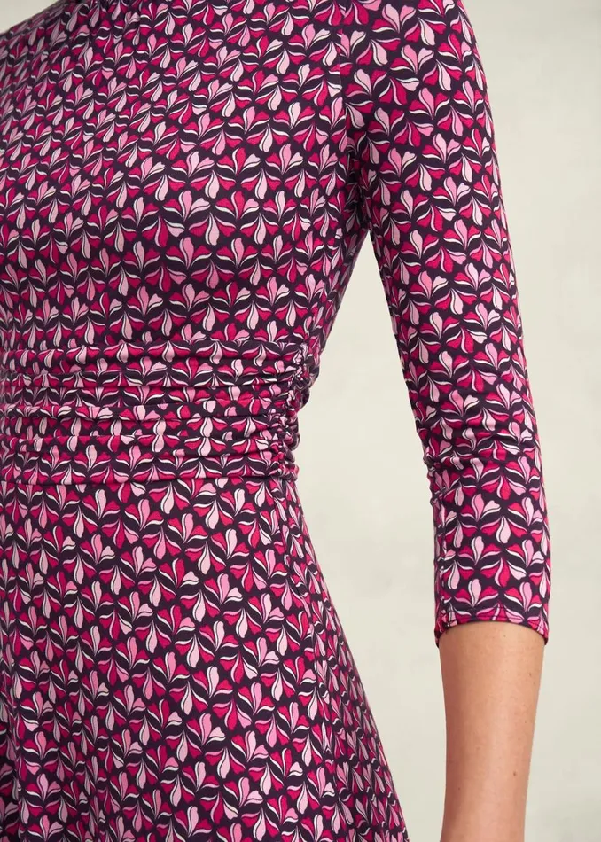 Dresses and Jumpsuits Women HOBBS Bayview Jersey Dress Pink Multi