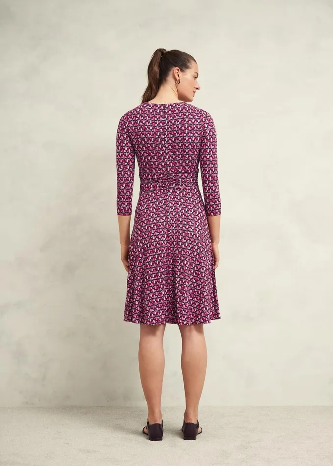 Dresses and Jumpsuits Women HOBBS Bayview Jersey Dress Pink Multi