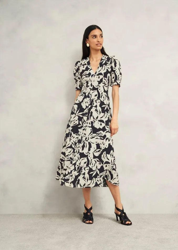 Dresses and Jumpsuits Women HOBBS Chiltern Dress Black Cream