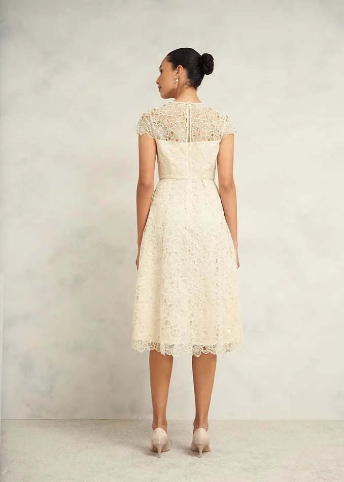 Dresses and Jumpsuits Women HOBBS Johanna Lace Dress Oyster