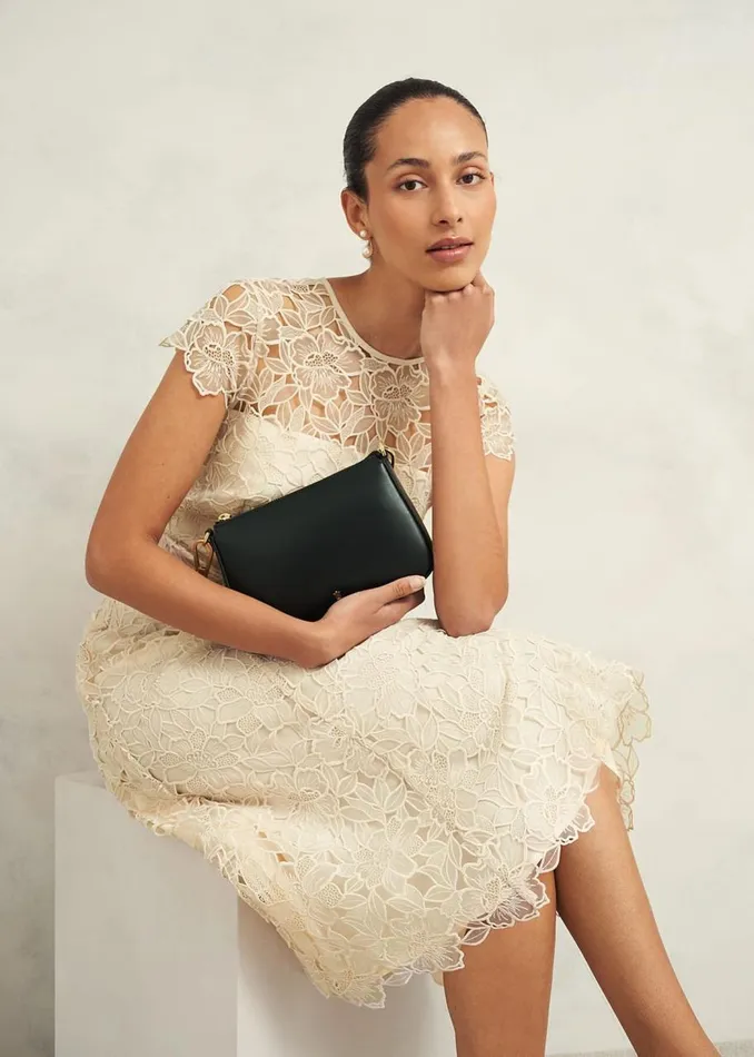 Dresses and Jumpsuits Women HOBBS Johanna Lace Dress Oyster