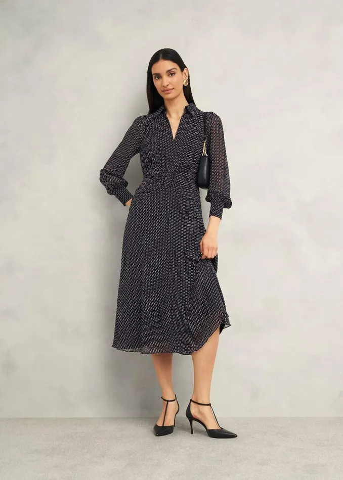 Dresses and Jumpsuits Women HOBBS Longstock Dress Black Ivory