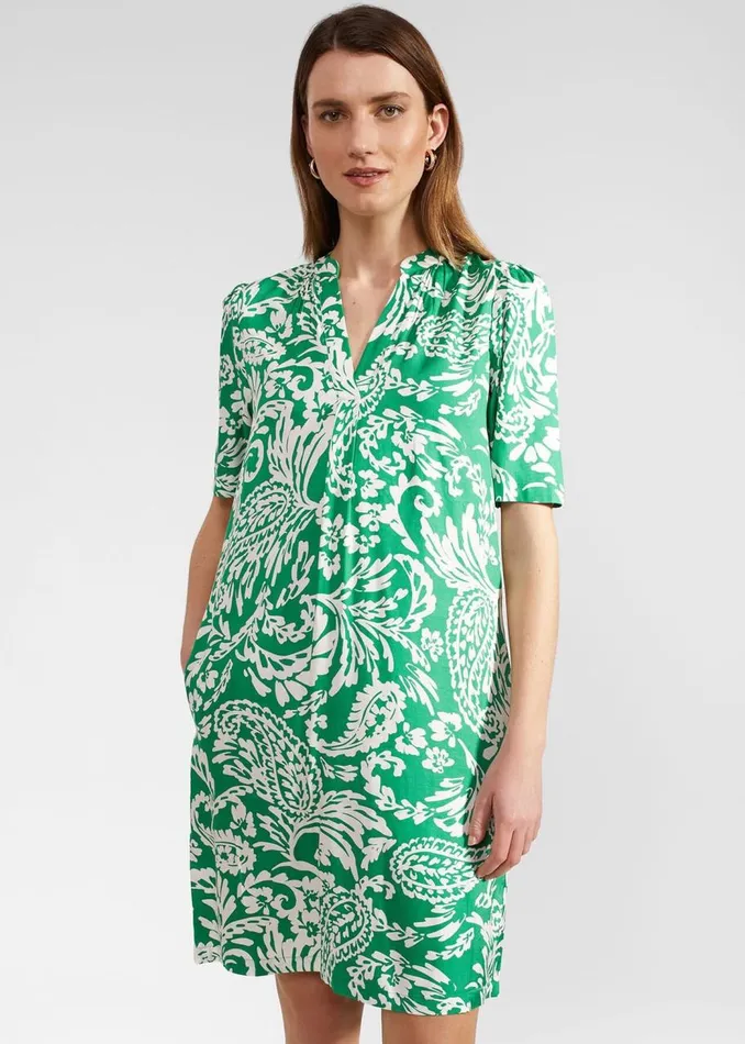 Dresses and Jumpsuits Women HOBBS Lucille Dress Green Ivory
