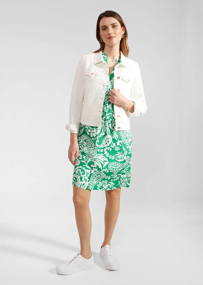 Dresses and Jumpsuits Women HOBBS Lucille Dress Green Ivory