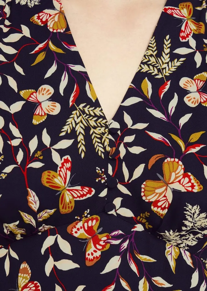 Dresses and Jumpsuits Women HOBBS Zainah Dress Navy Multi