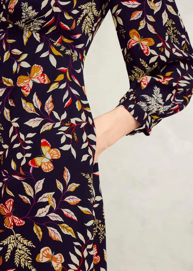 Dresses and Jumpsuits Women HOBBS Zainah Dress Navy Multi