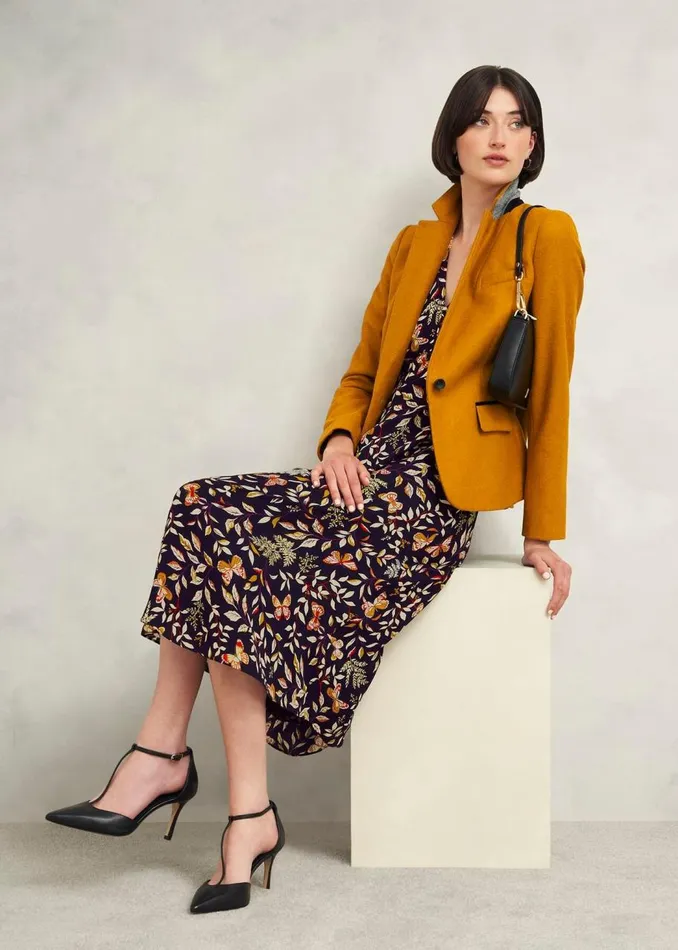 Dresses and Jumpsuits Women HOBBS Zainah Dress Navy Multi
