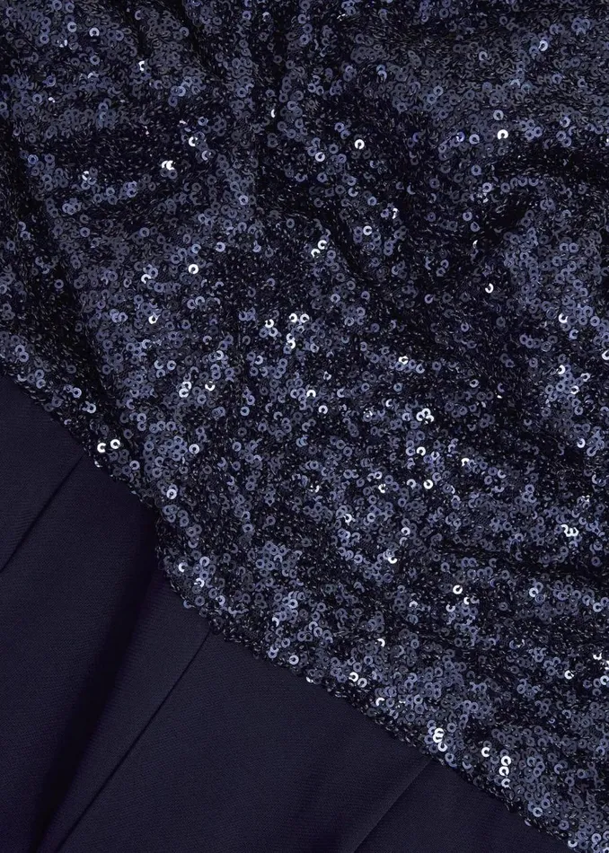 Dresses and Jumpsuits Women HOBBS Zuri Sequin Jumpsuit Midnight Navy