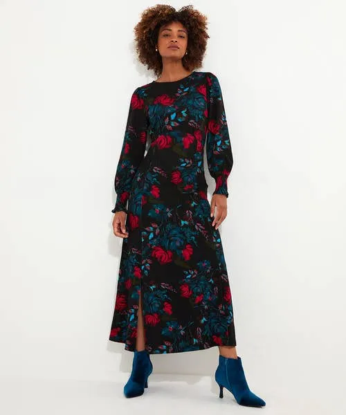 Dresses Apparel Joebrowns Larissa Floral Jersey Dress Black