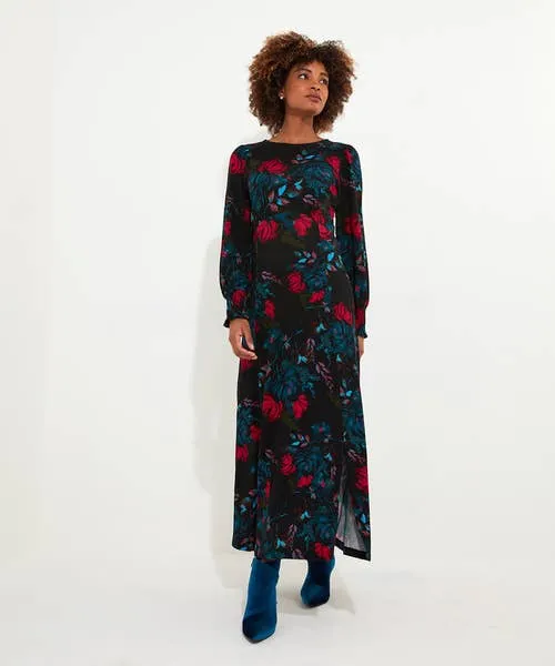 Dresses Apparel Joebrowns Larissa Floral Jersey Dress Black Dresses Apparel Joebrowns Larissa Floral Jersey Dress Black