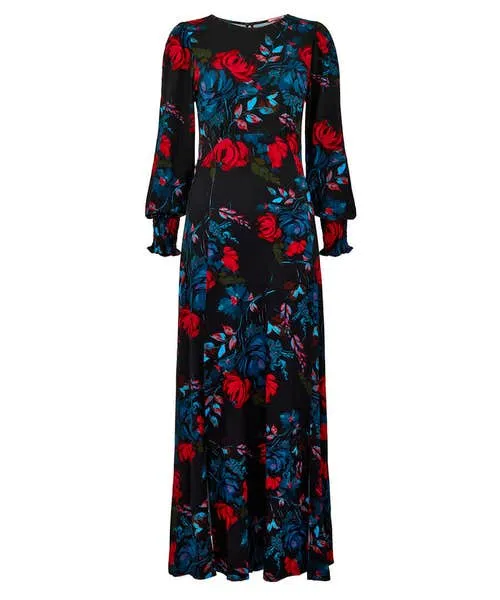 Dresses Apparel Joebrowns Larissa Floral Jersey Dress Black Dresses Apparel Joebrowns Larissa Floral Jersey Dress Black
